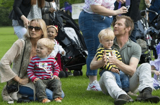 Noah Flemyng With Father And Mother